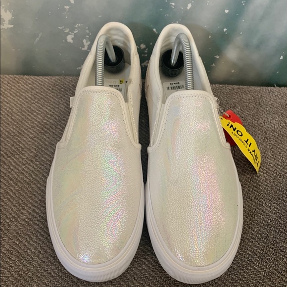 VANS asher deluxe Slip On shoes(iridescent gray) - Picture 2 of 8